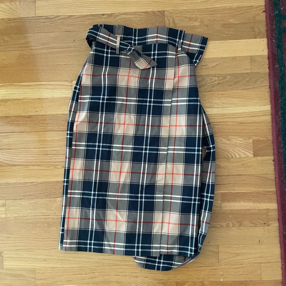 Plaid / Gingham work skirt